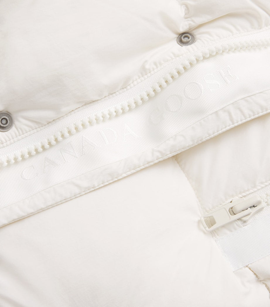 Canada Goose White Down-Filled Junction Parka
