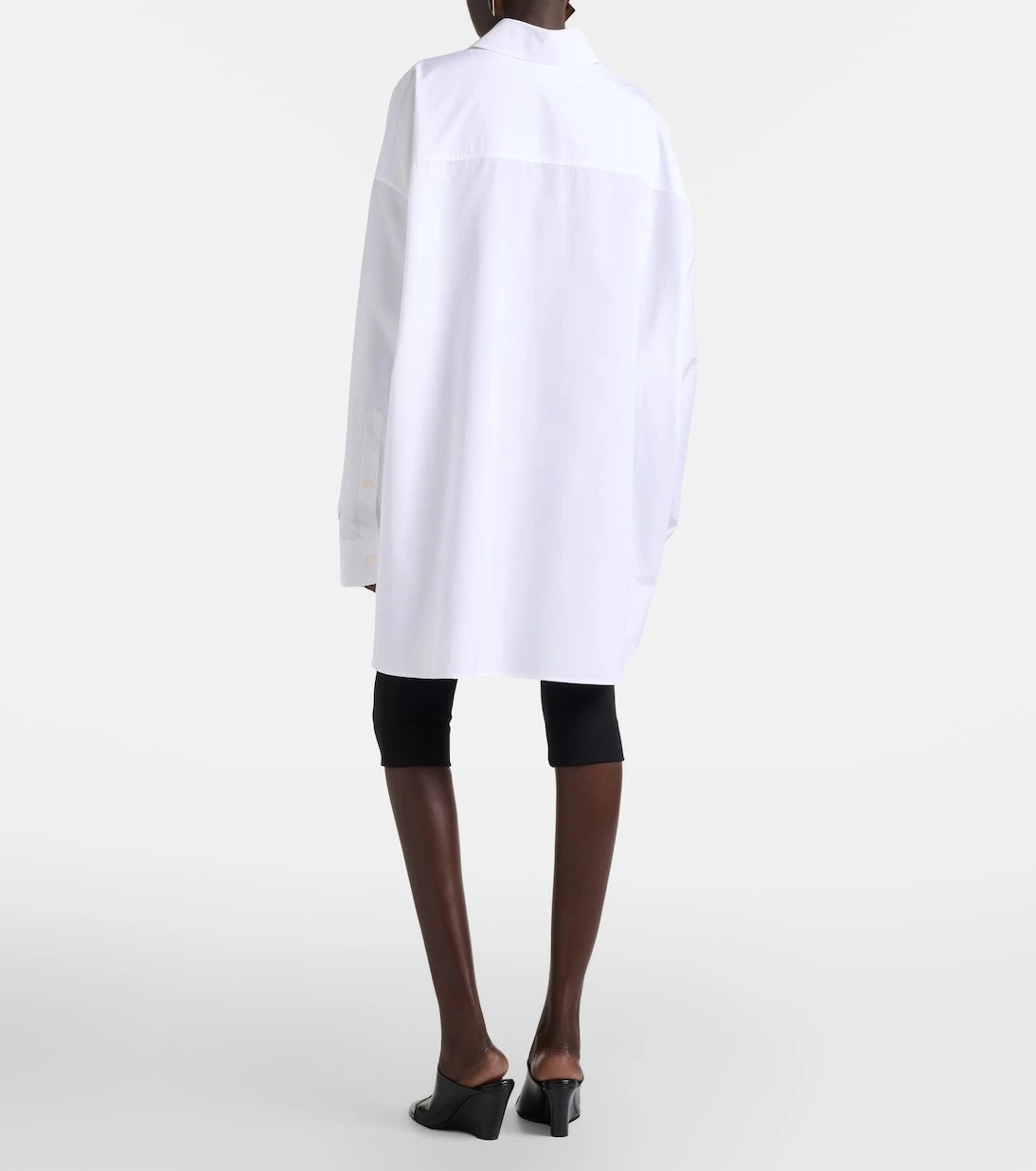 Wardrobe.NYC - Oversized cotton poplin shirt dress