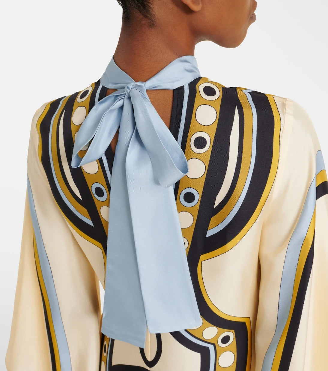 La DoubleJ - Magnifico printed silk twill maxi dress
