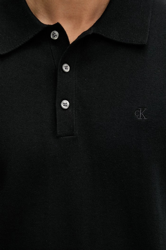 Calvin Klein erkek pamuklu yakalı polo tişört
