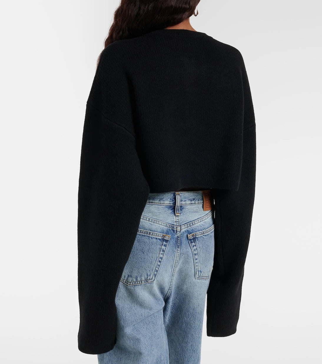 Toteme - Cropped wool-blend cardigan