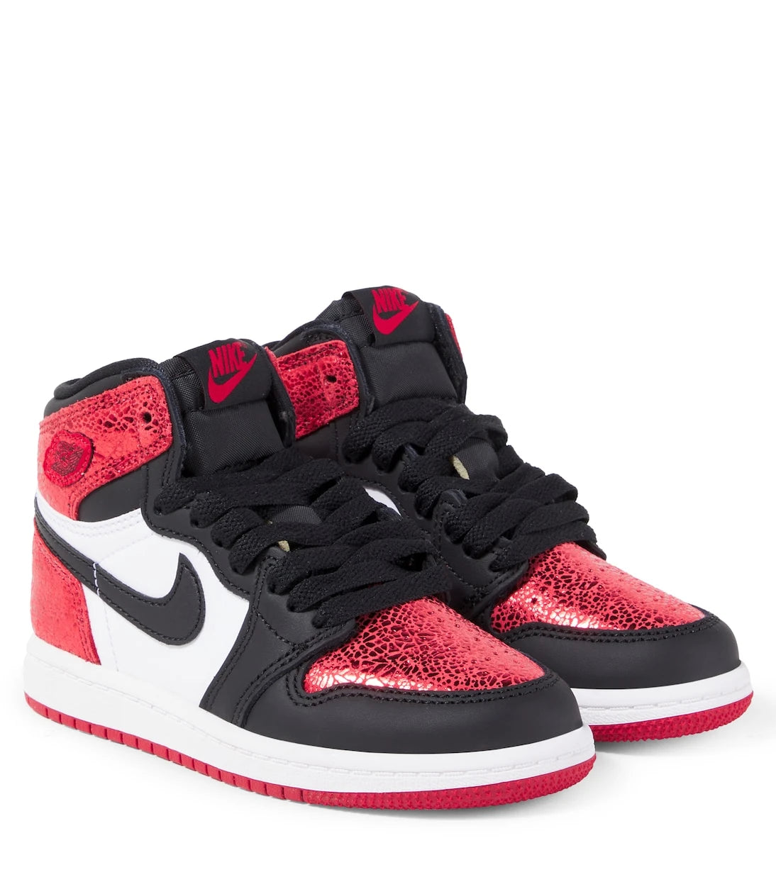Nike Kids - حذاء رياضي من الجلد Jordan 1 Retro High OG