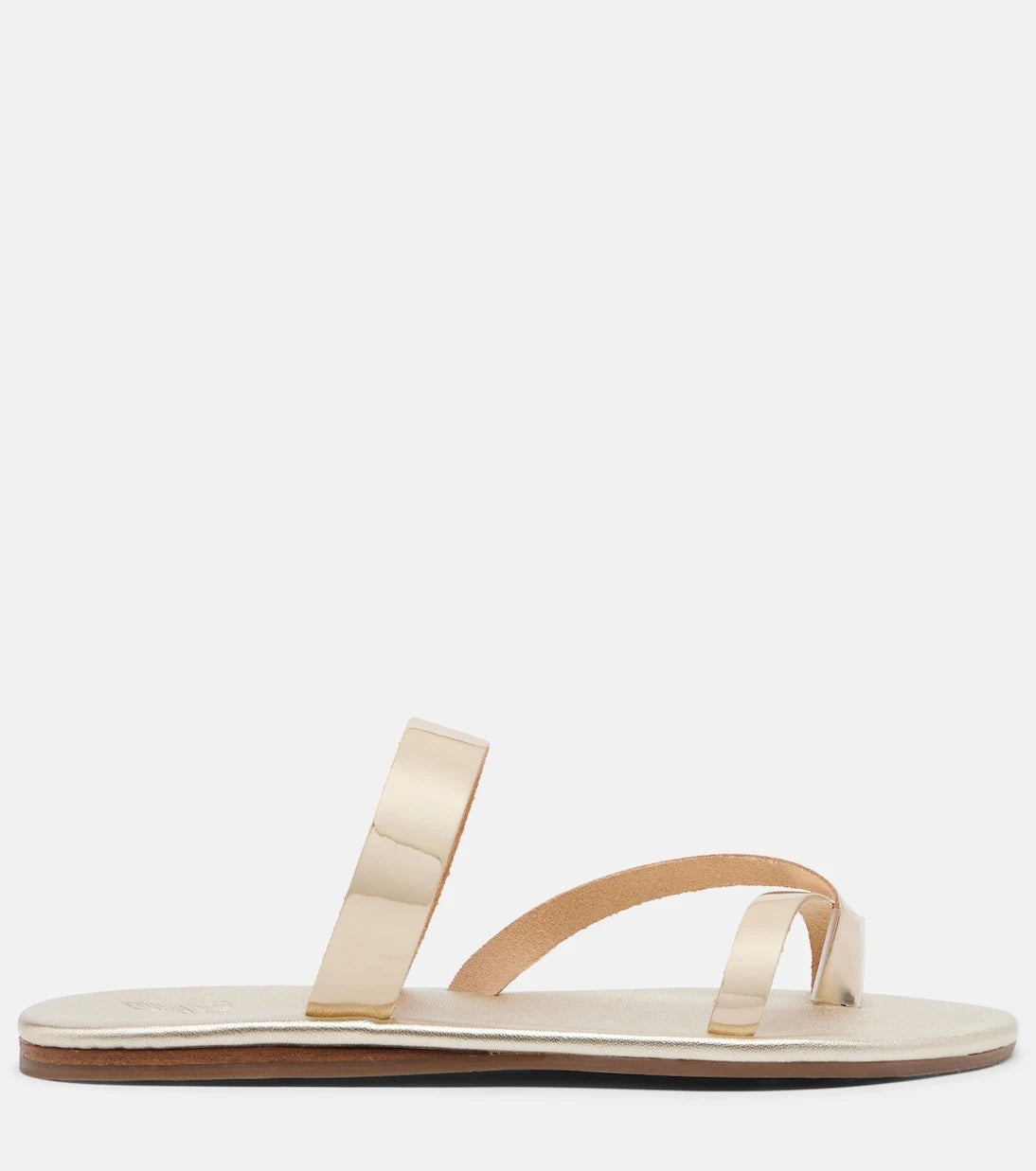 Ancient Greek Sandals - Daphnae metallic leather sandals