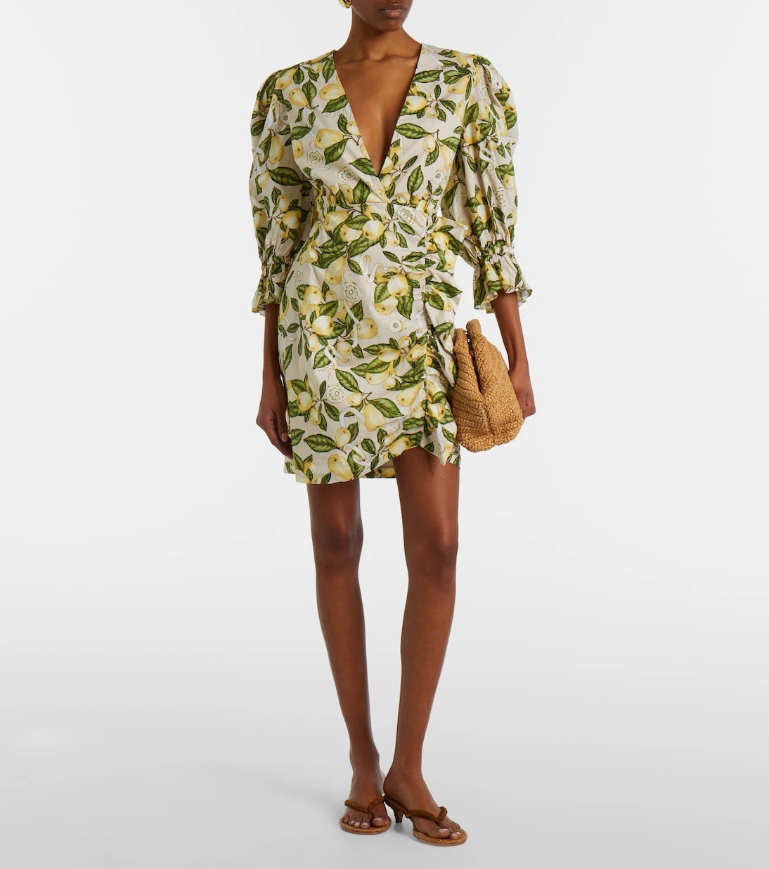 Adriana Degreas - Printed cotton-blend minidress