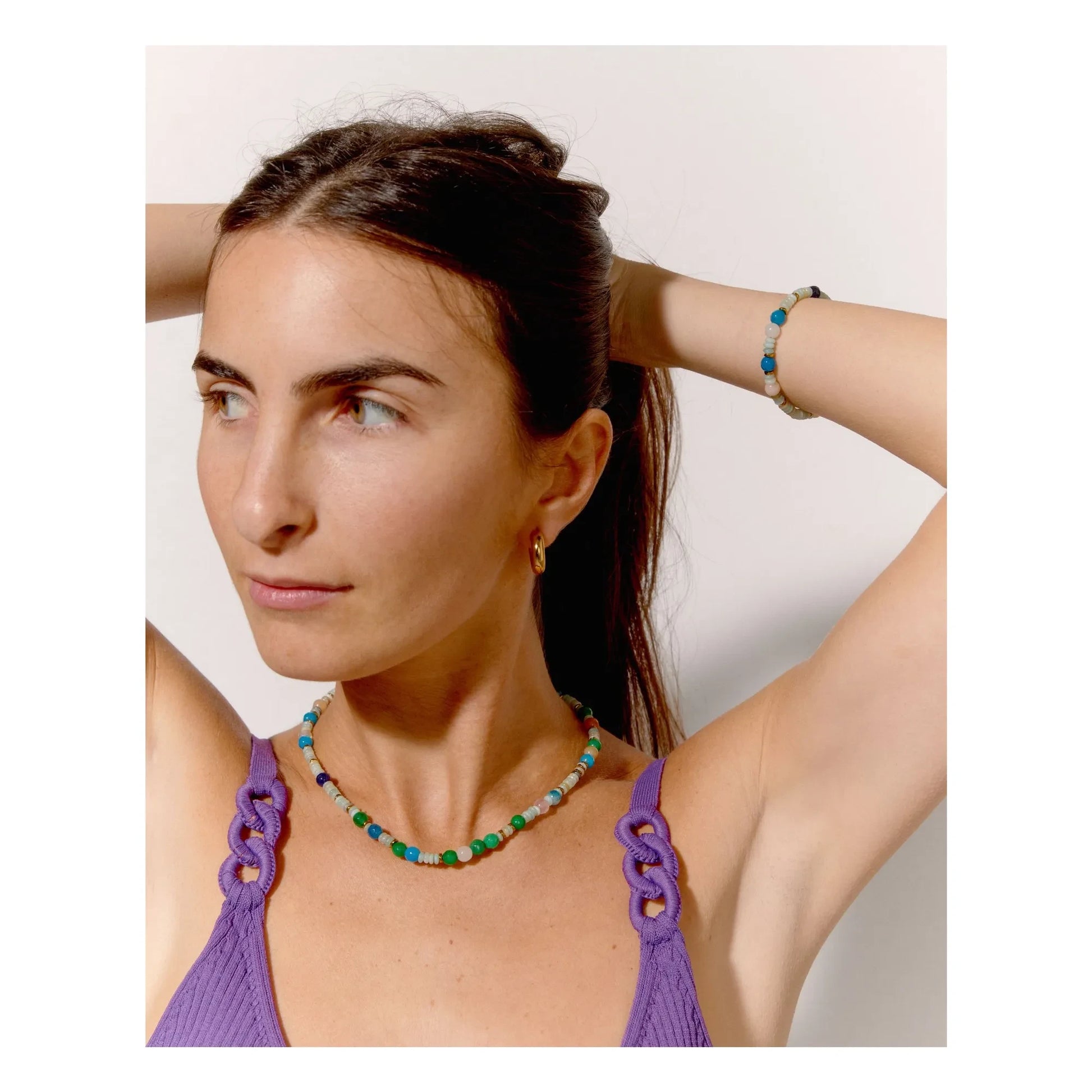 Palas - Manarola necklace | Blue