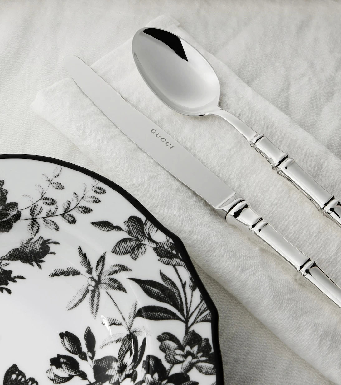 Gucci - Set of 2 silver-plated knives