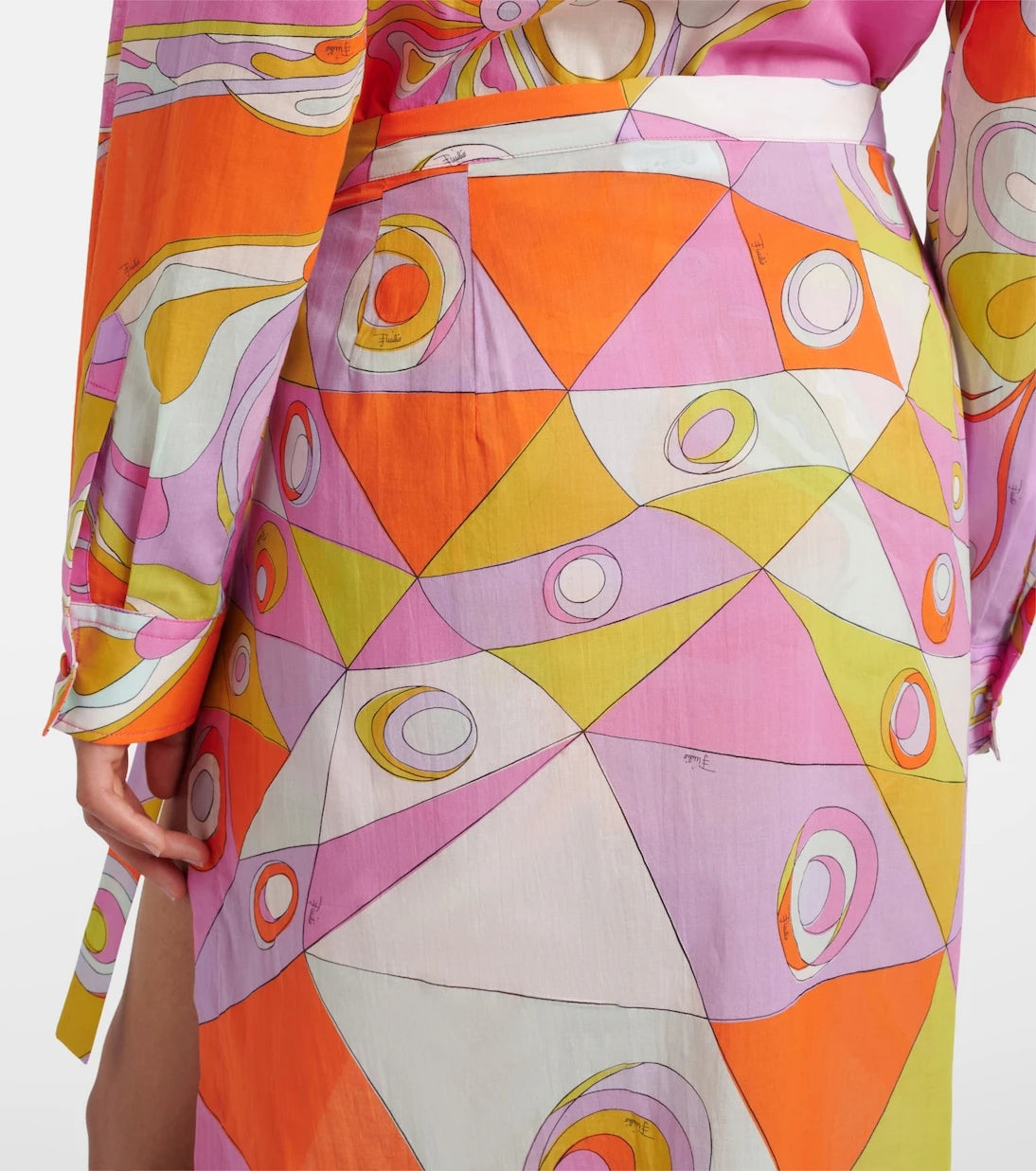 Pucci - Orchidee cotton beach cover-up