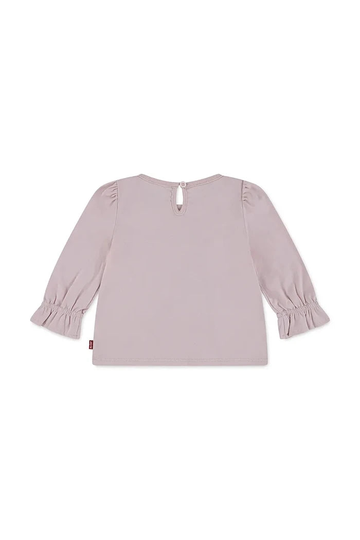 Levi's LS KNOT FRONT KNIT TOP Uzun Kollu Bebek Pamuklu Bluz