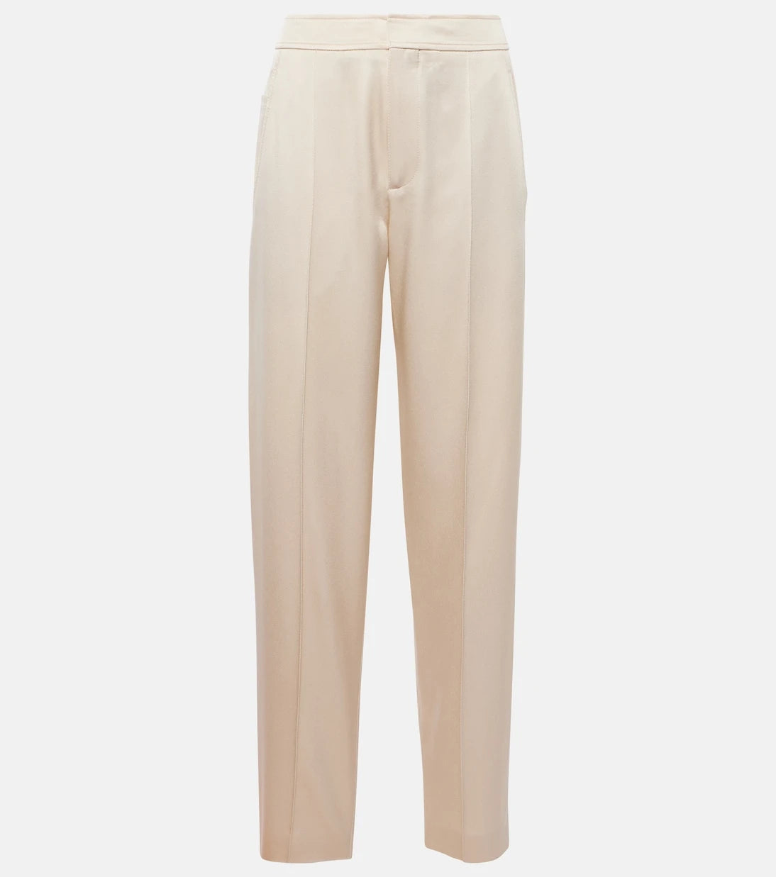 Brunello Cucinelli - High-rise tapered pants