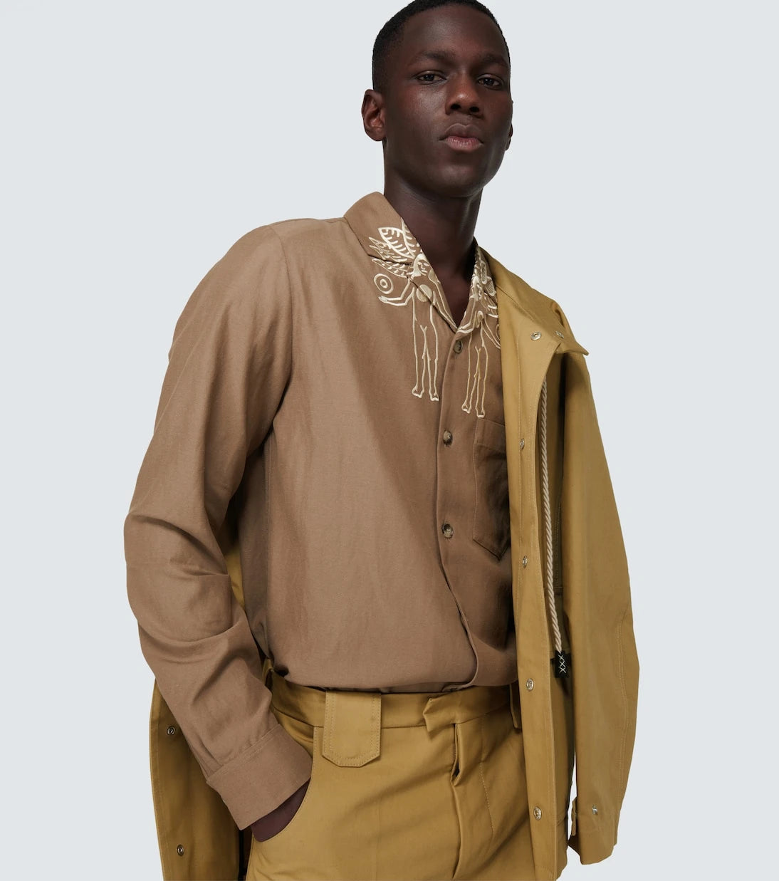 Nanushka - Duco embroidered shirt