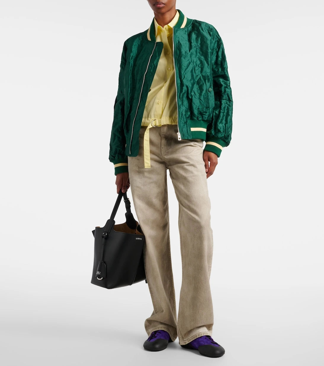 Loewe - حذاء سنيكرز Grip Anagram من الشامواه