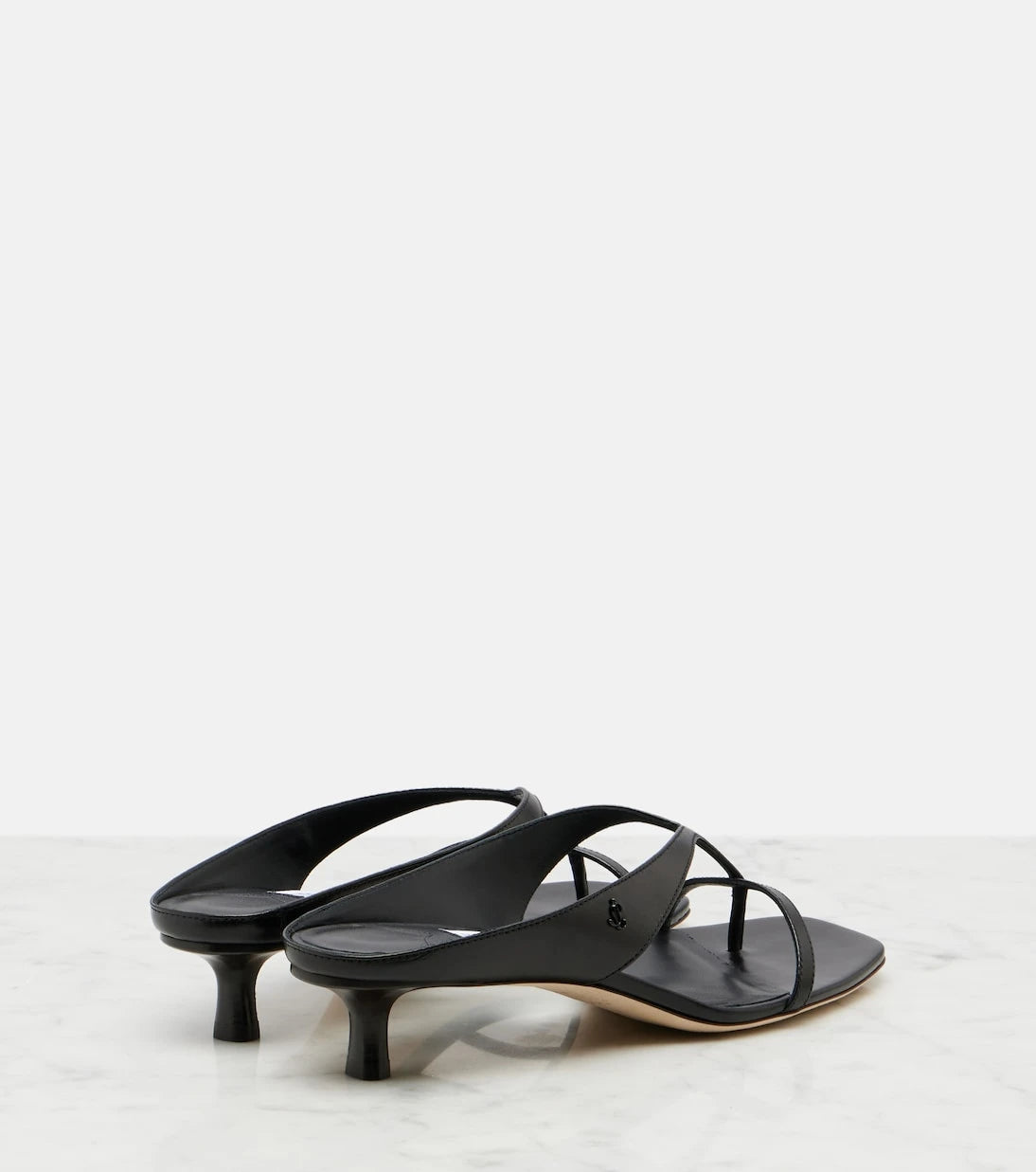Jimmy Choo - Emery leather thong sandals