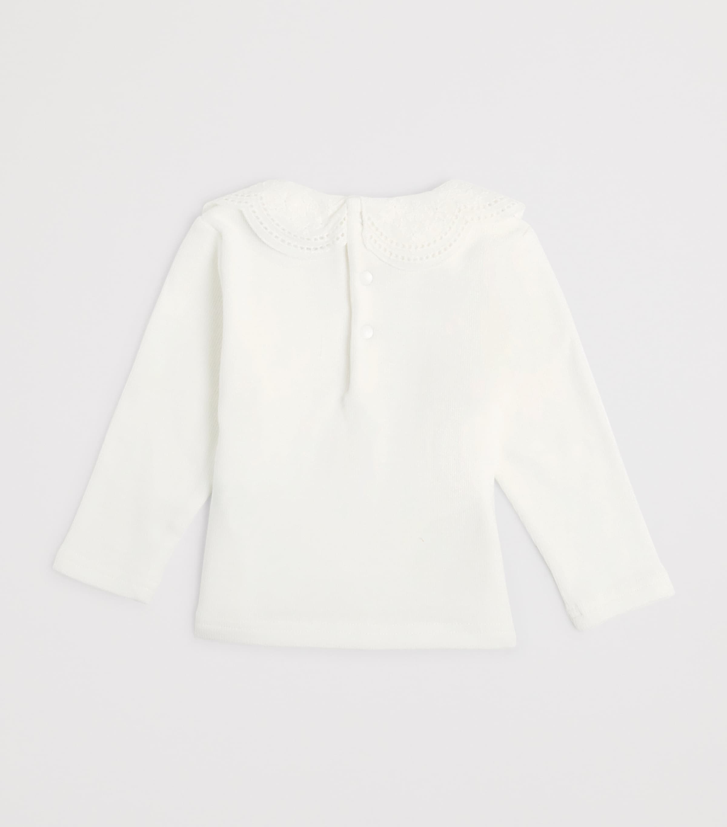 Collar-Detail Ribbed T-Shirt (3 Months-4 Years)