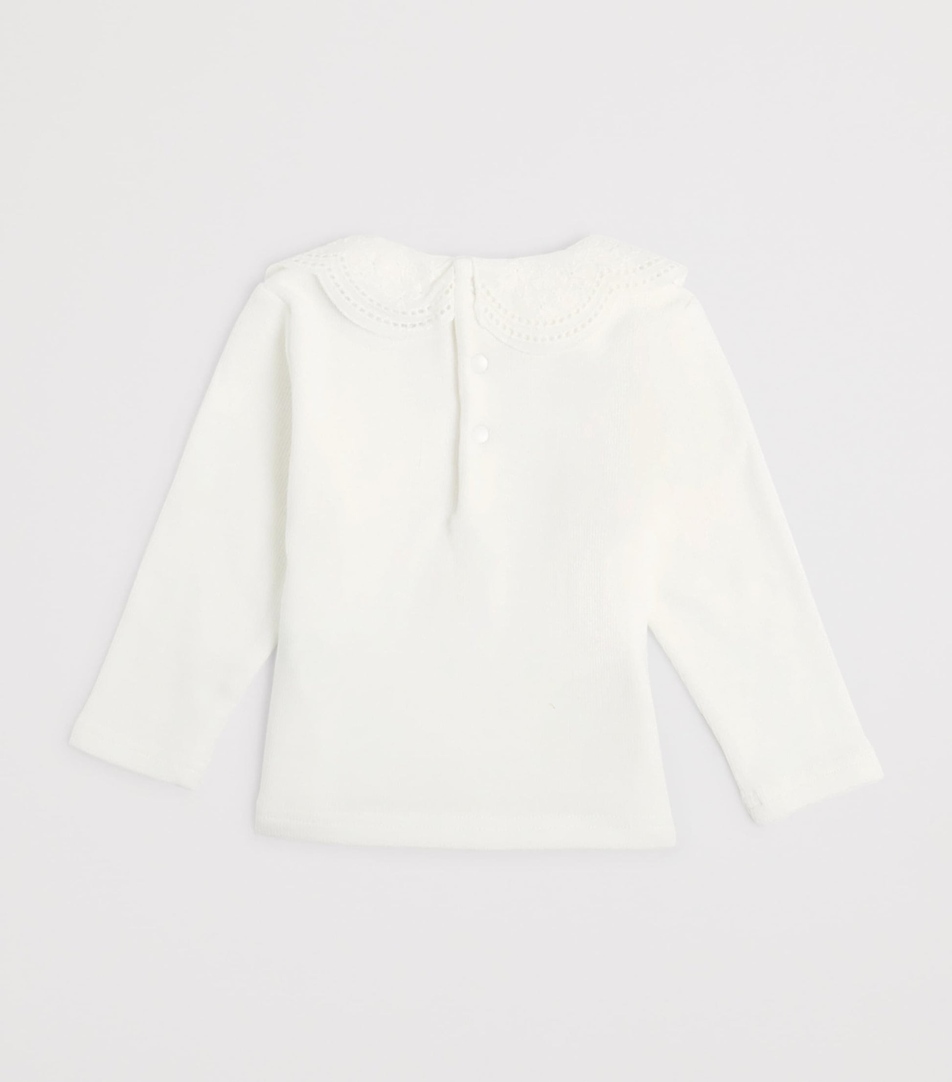 Collar-Detail Ribbed T-Shirt (3 Months-4 Years)