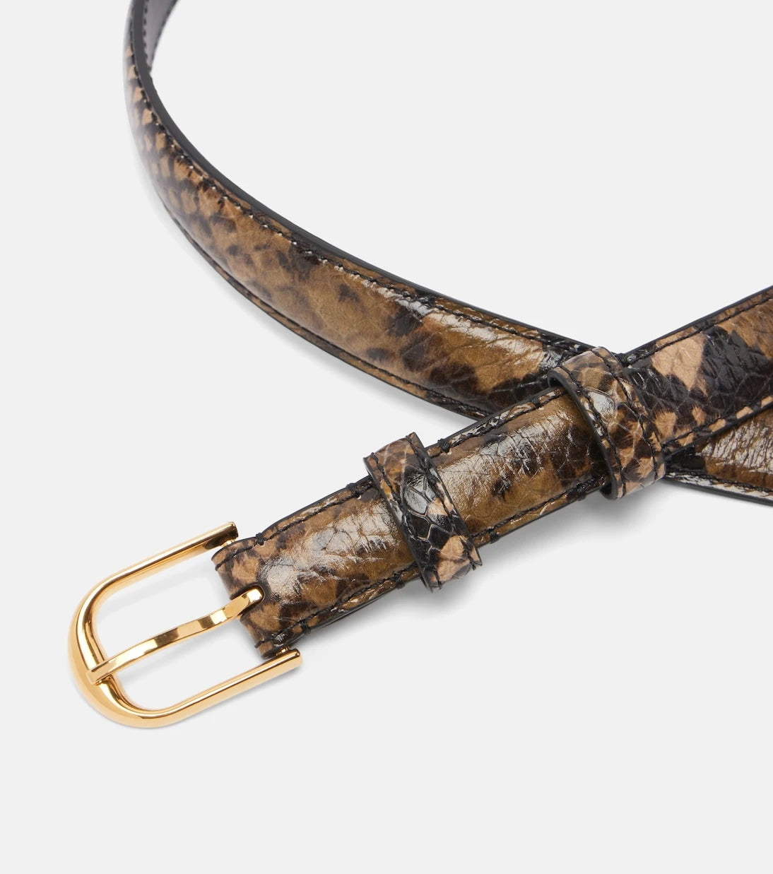 Nili Lotan - Jane snake-effect leather belt