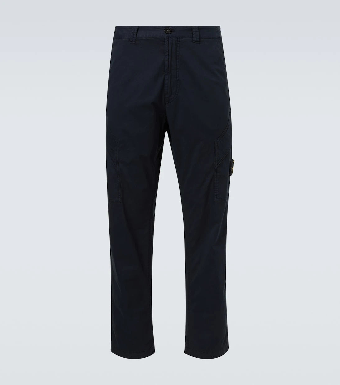 Stone Island - Embroidered cotton-blend twill cargo pants