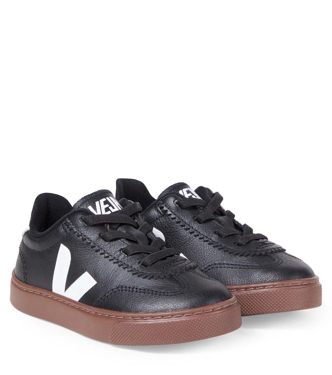 Veja Kids - Volley leather sneakers