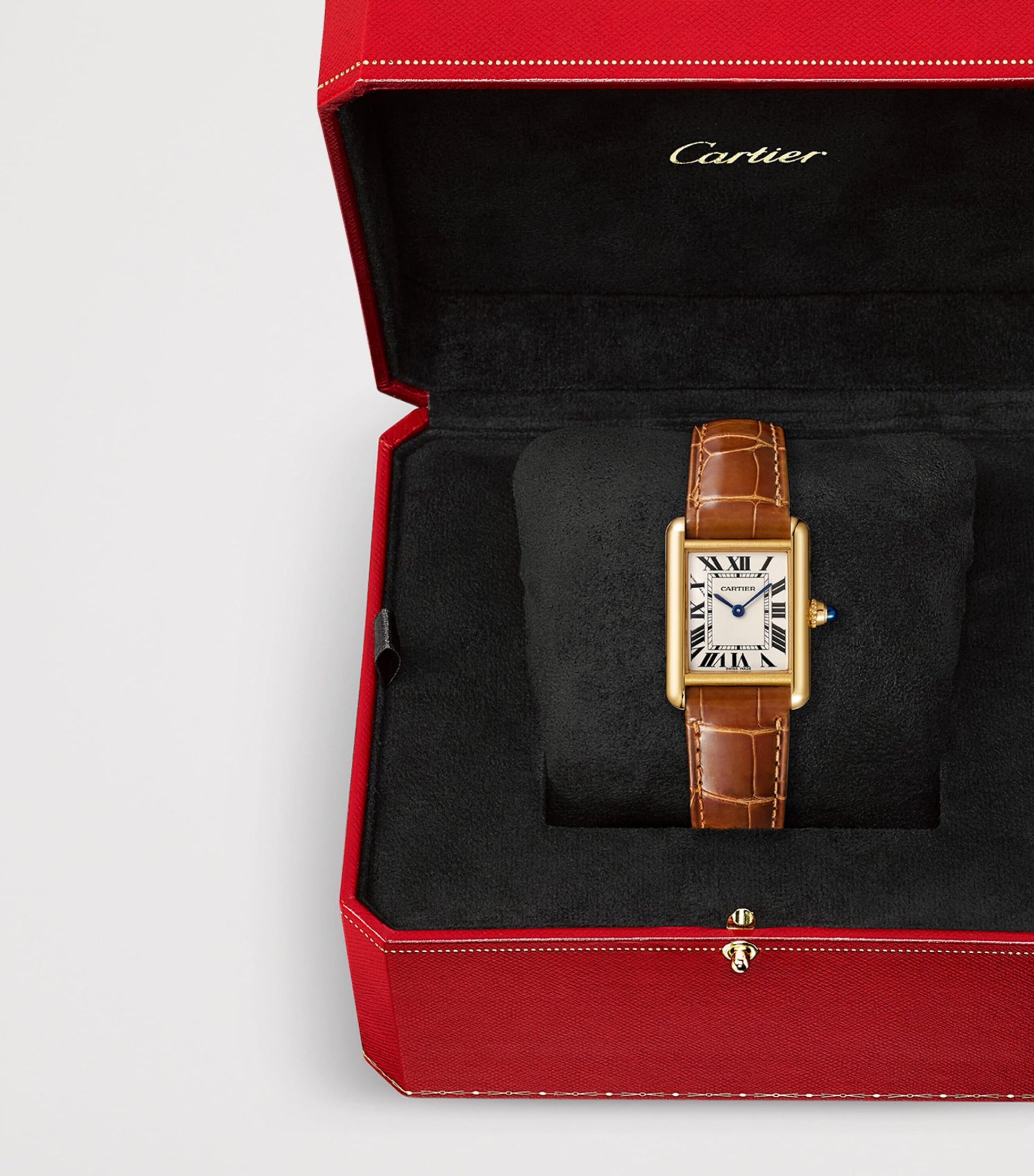 Small Yellow Gold Tank Louis Cartier Watch 22mm