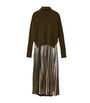 Spark Sweater and Maxi Dress Set BRONZE BROWN