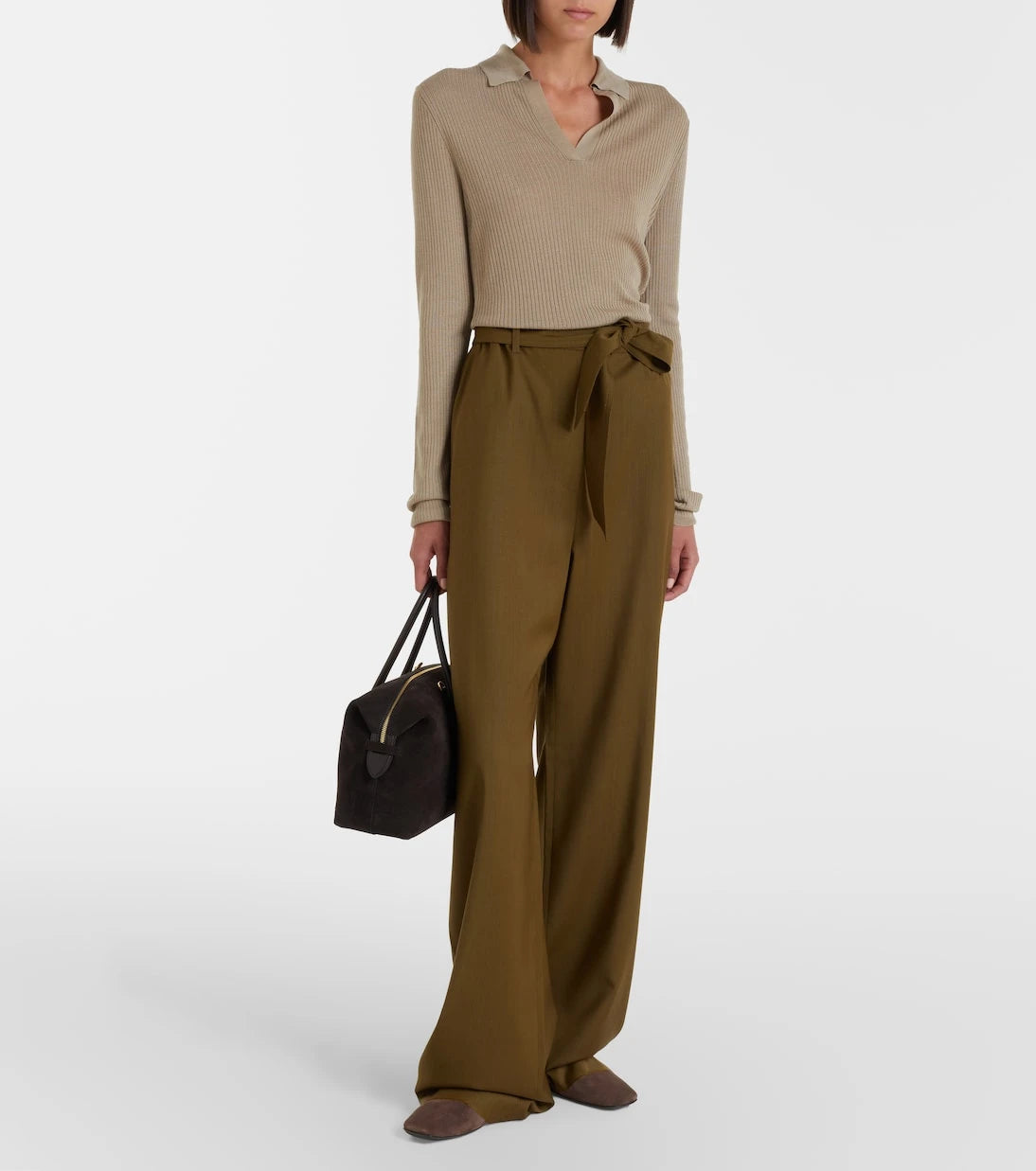 Max Mara - Knitted silk and cashmere top
