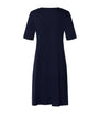 Hanro Navy Cotton Short-Sleeve Nightdress