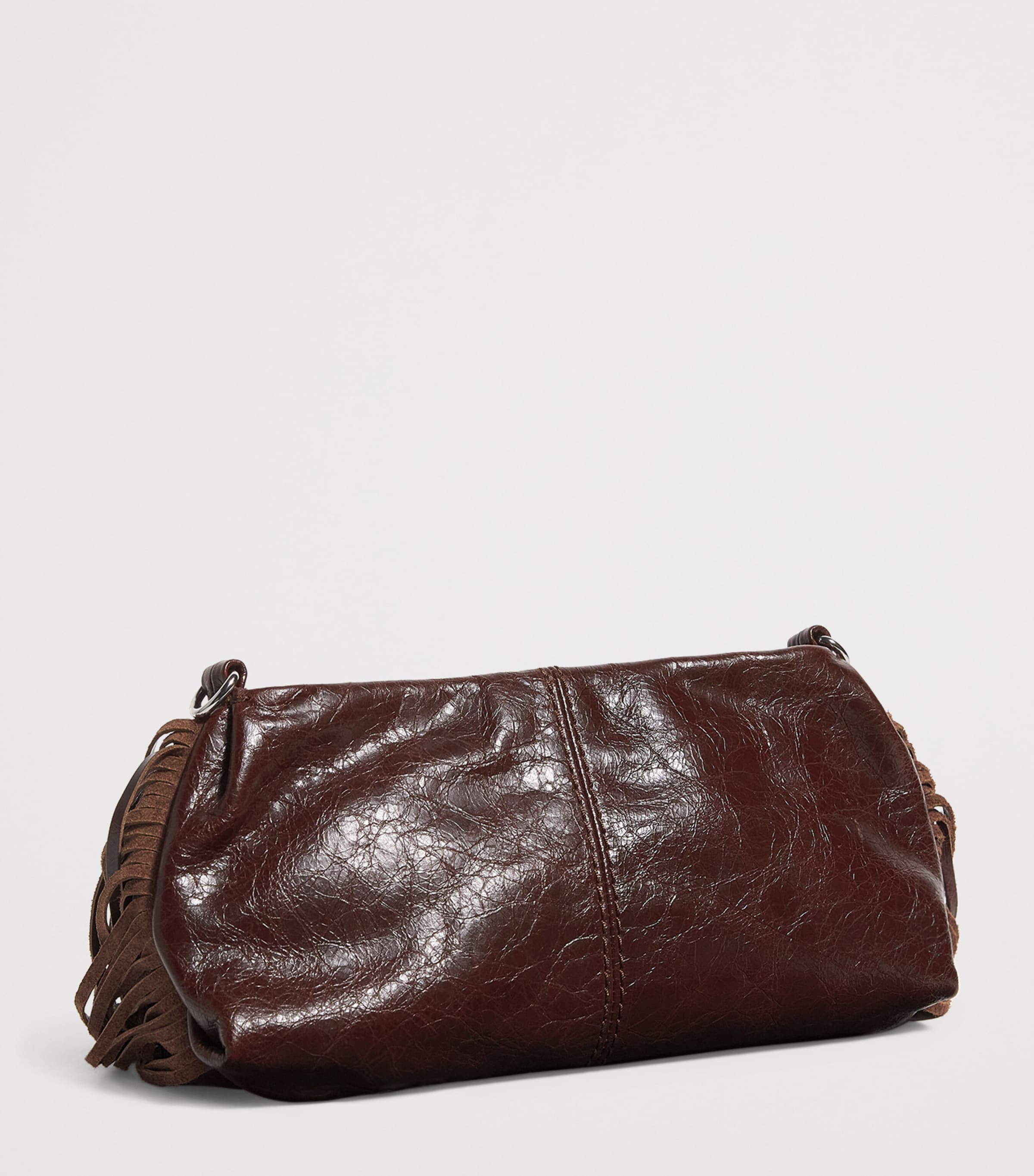Leather Miss M Clutch Bag