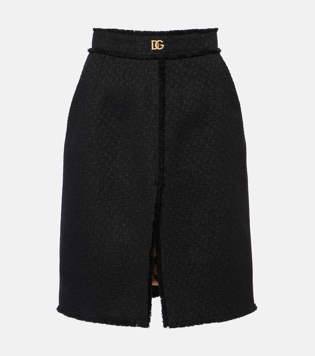 Dolce&Gabbana - DG wool-blend tweed midi skirt