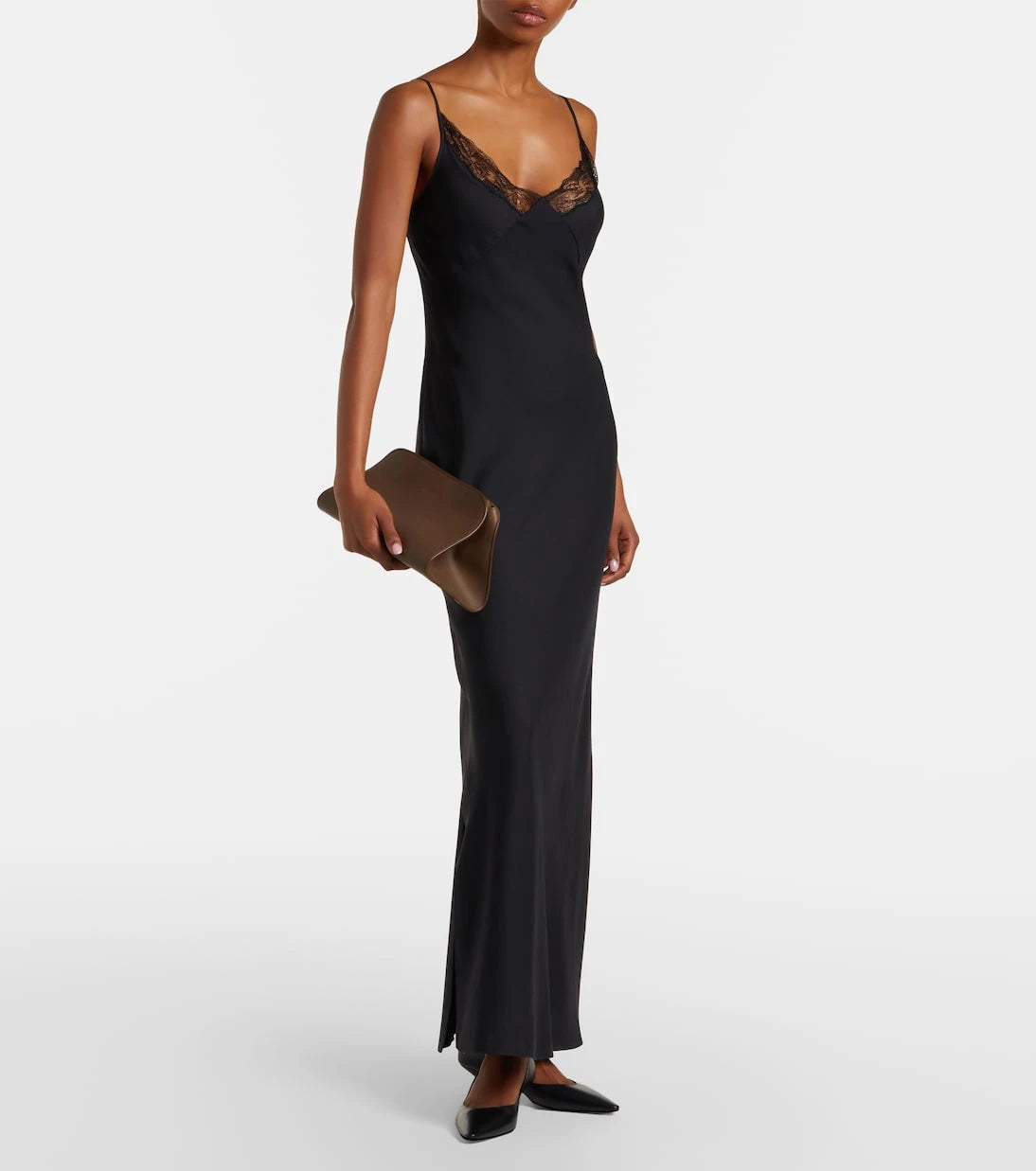 The Row - Peggy Small leather clutch