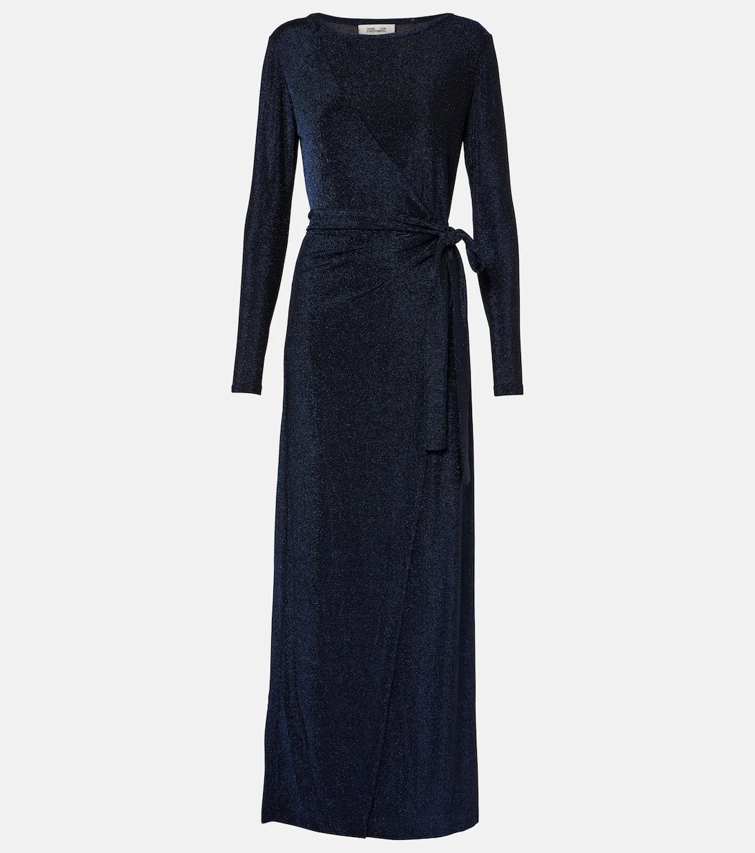 Diane von Furstenberg - Simona lamé wrap dress