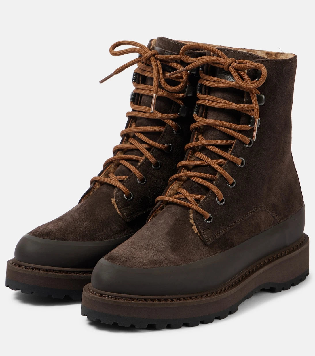 Le Monde Béryl - Dolomite suede lace-up boots