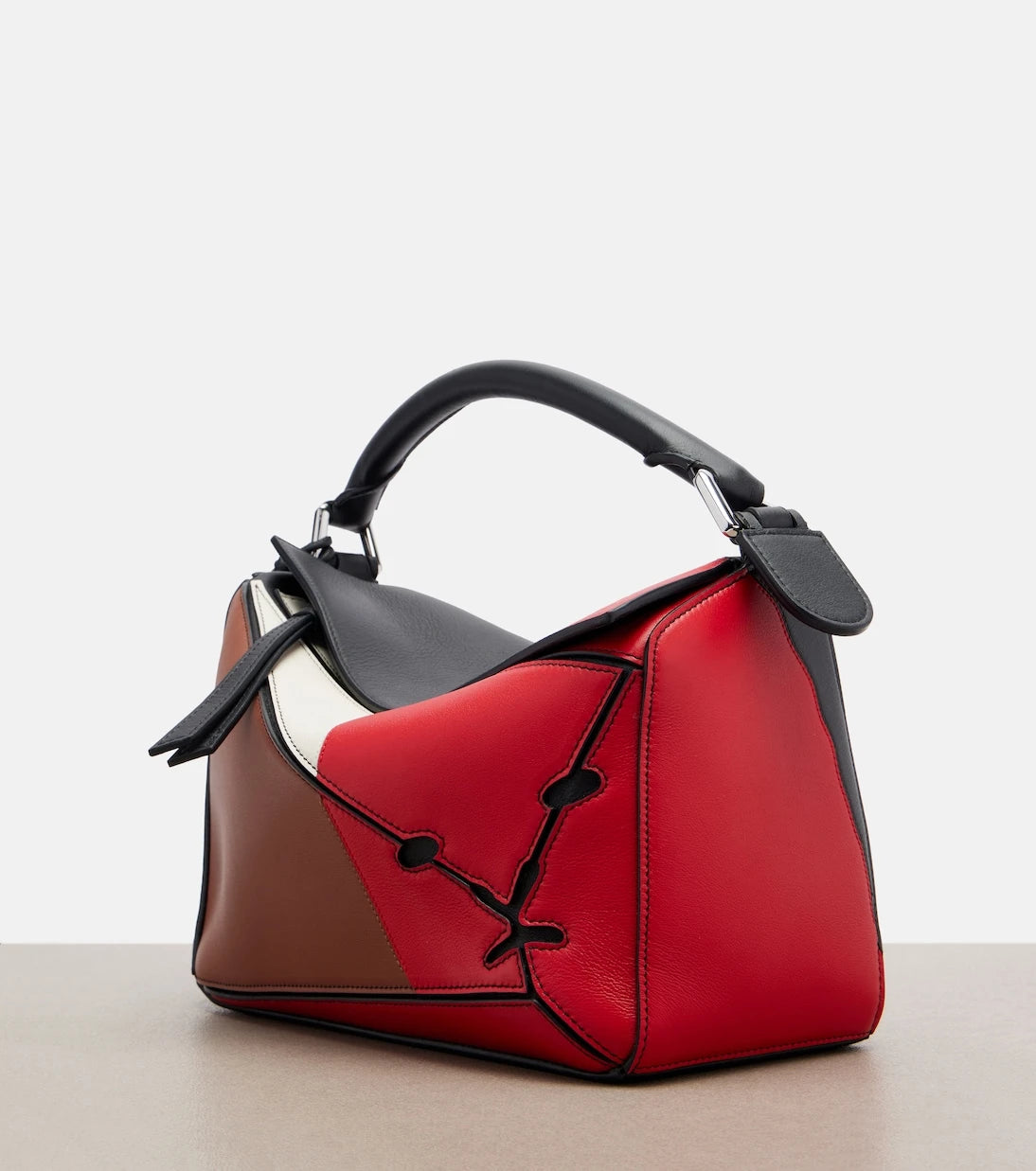 Loewe - Puzzle Lion Intarsio Small shoulder bag