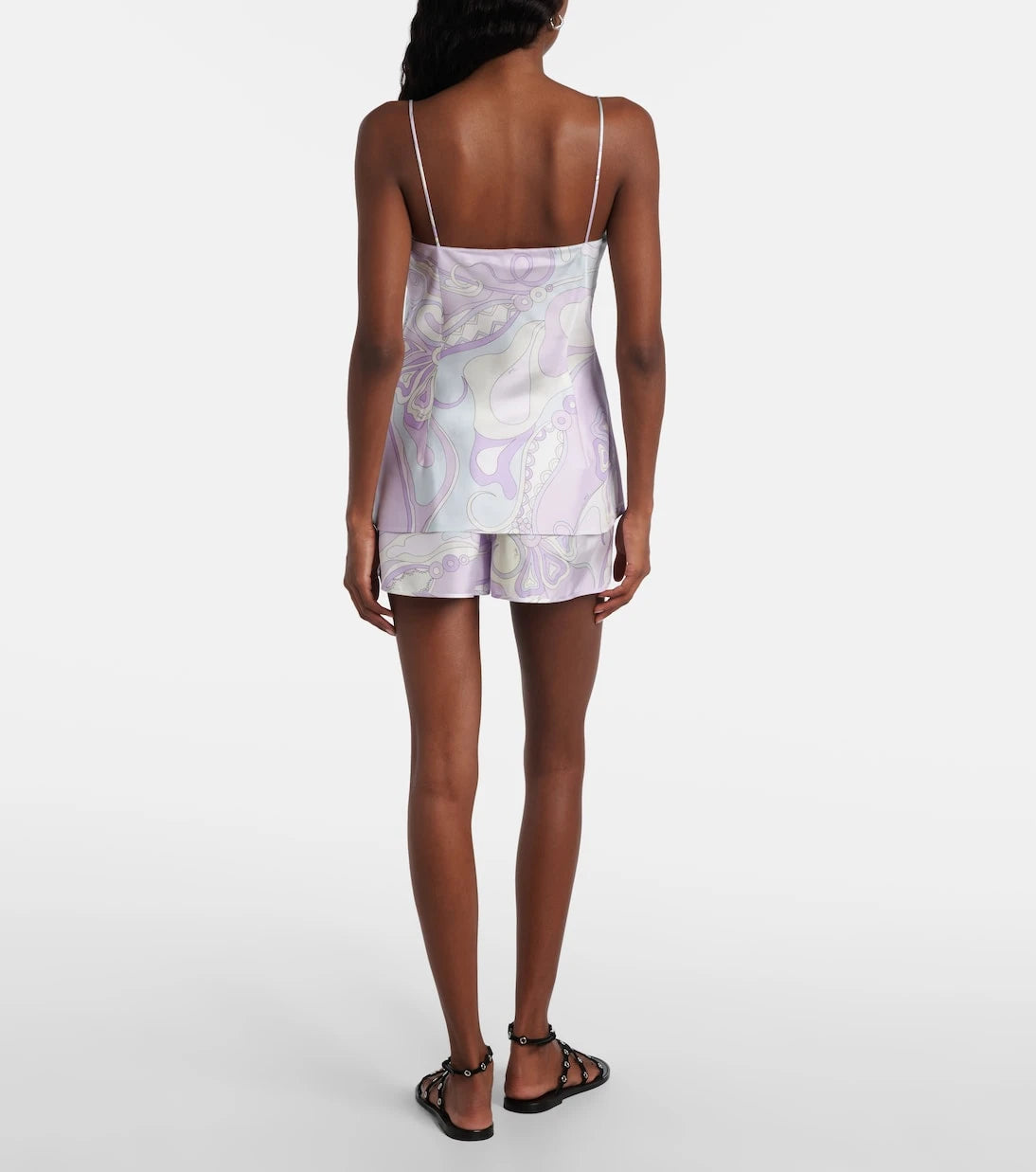 Pucci - Orchidee silk satin camisole