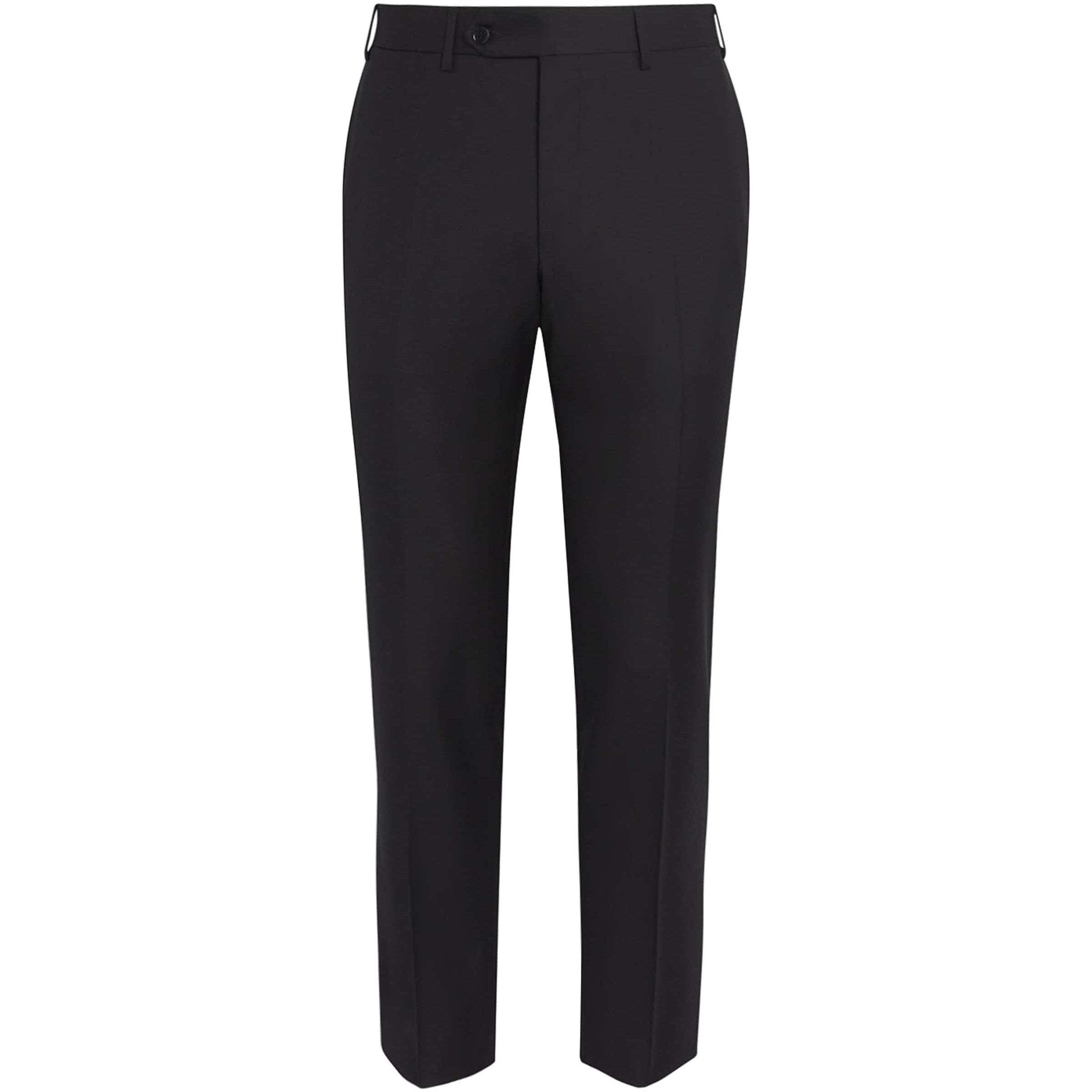 Wool Straight Trousers