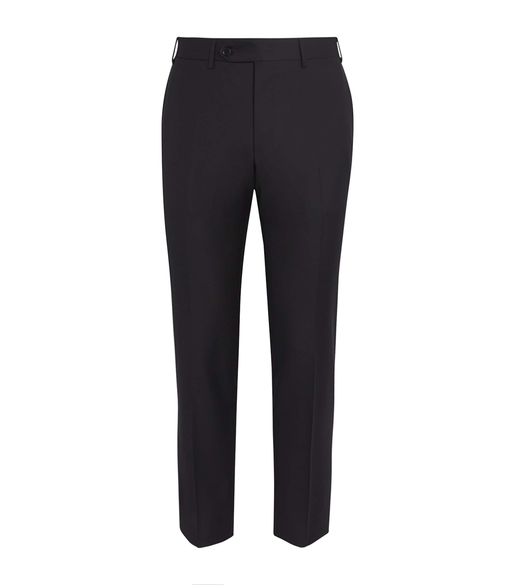 Wool Straight Trousers