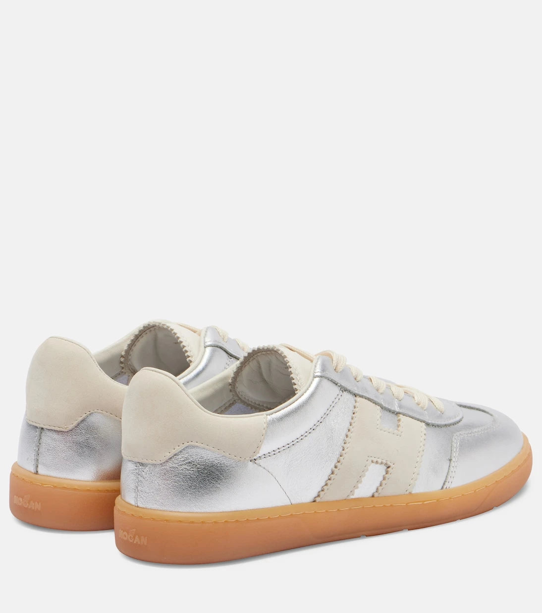 Hogan - Cool metallic leather sneakers
