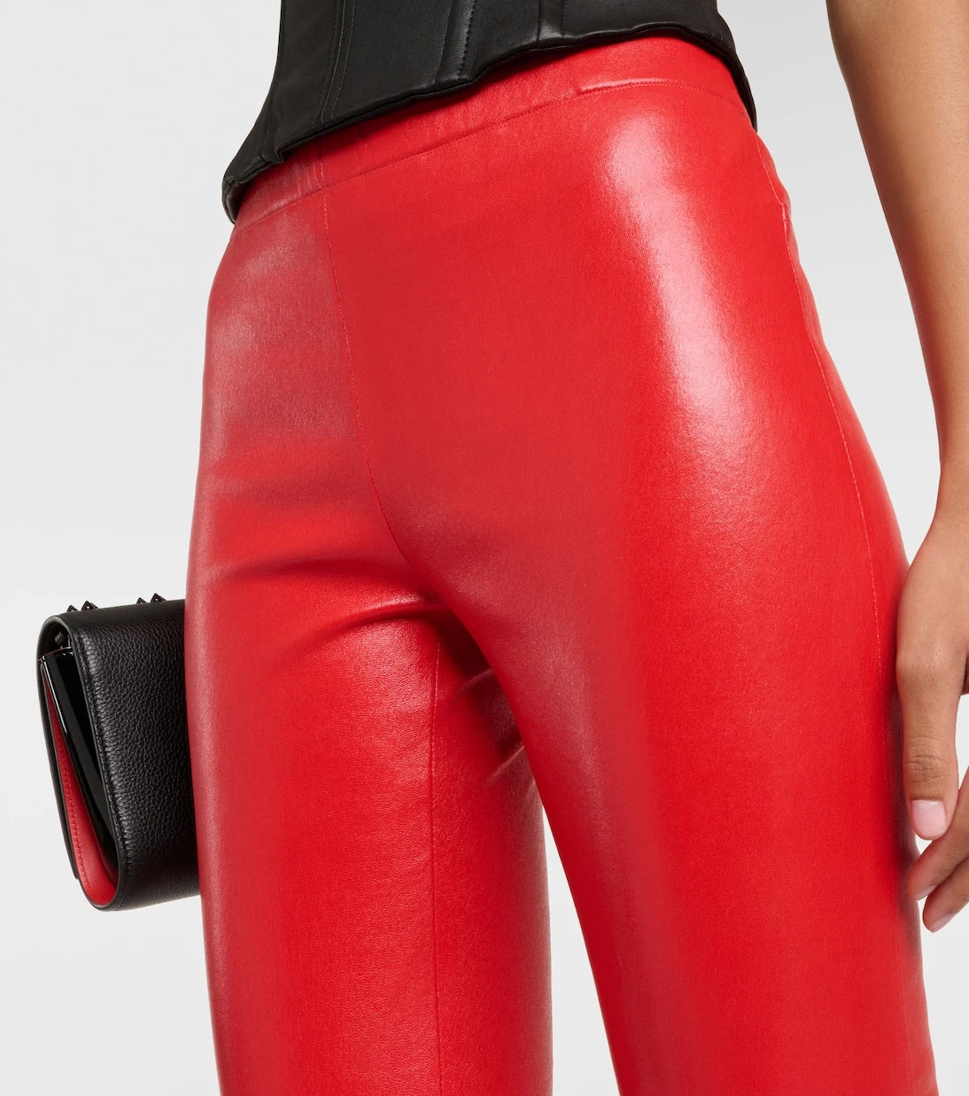 Stouls - Leather cropped pants