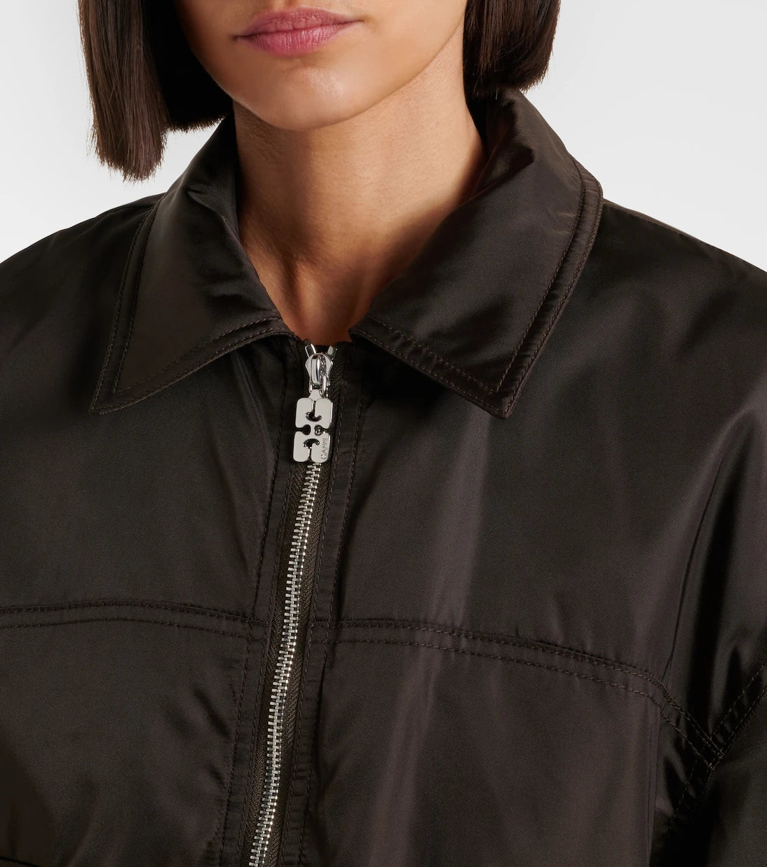 Ganni - Duchess bomber jacket