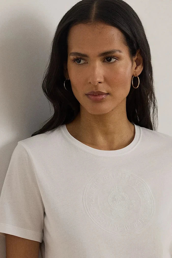Lauren Ralph Lauren тениска basic дамска от памук