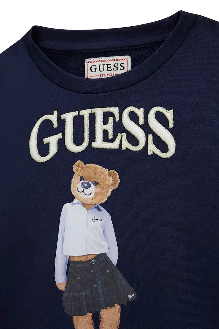 Guess Çocuk Pamuklu Sweatshirt