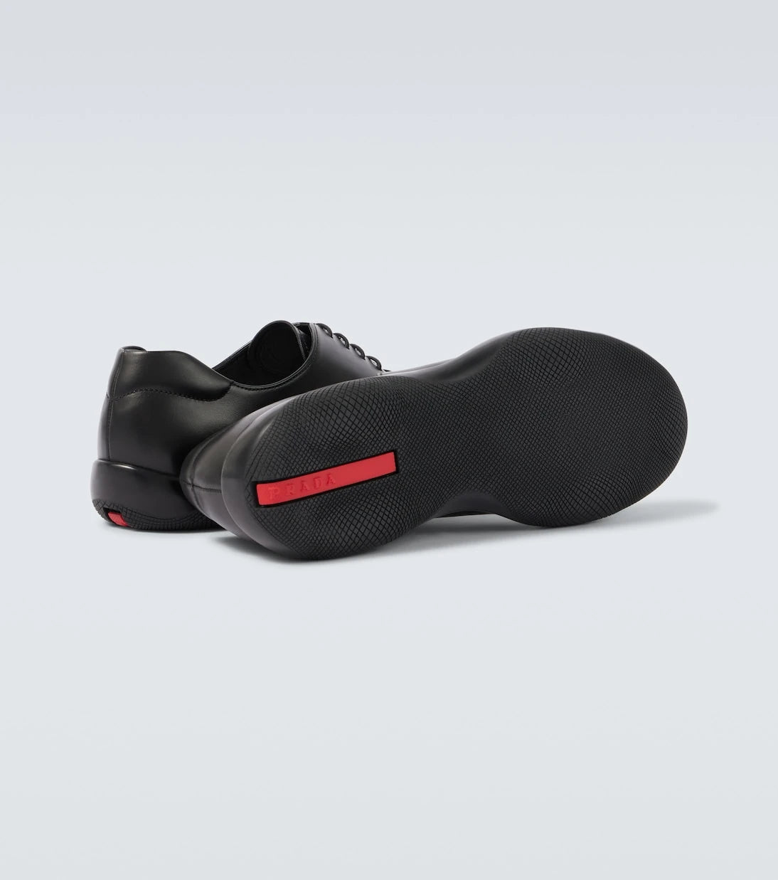 Prada - Toblach leather sneakers