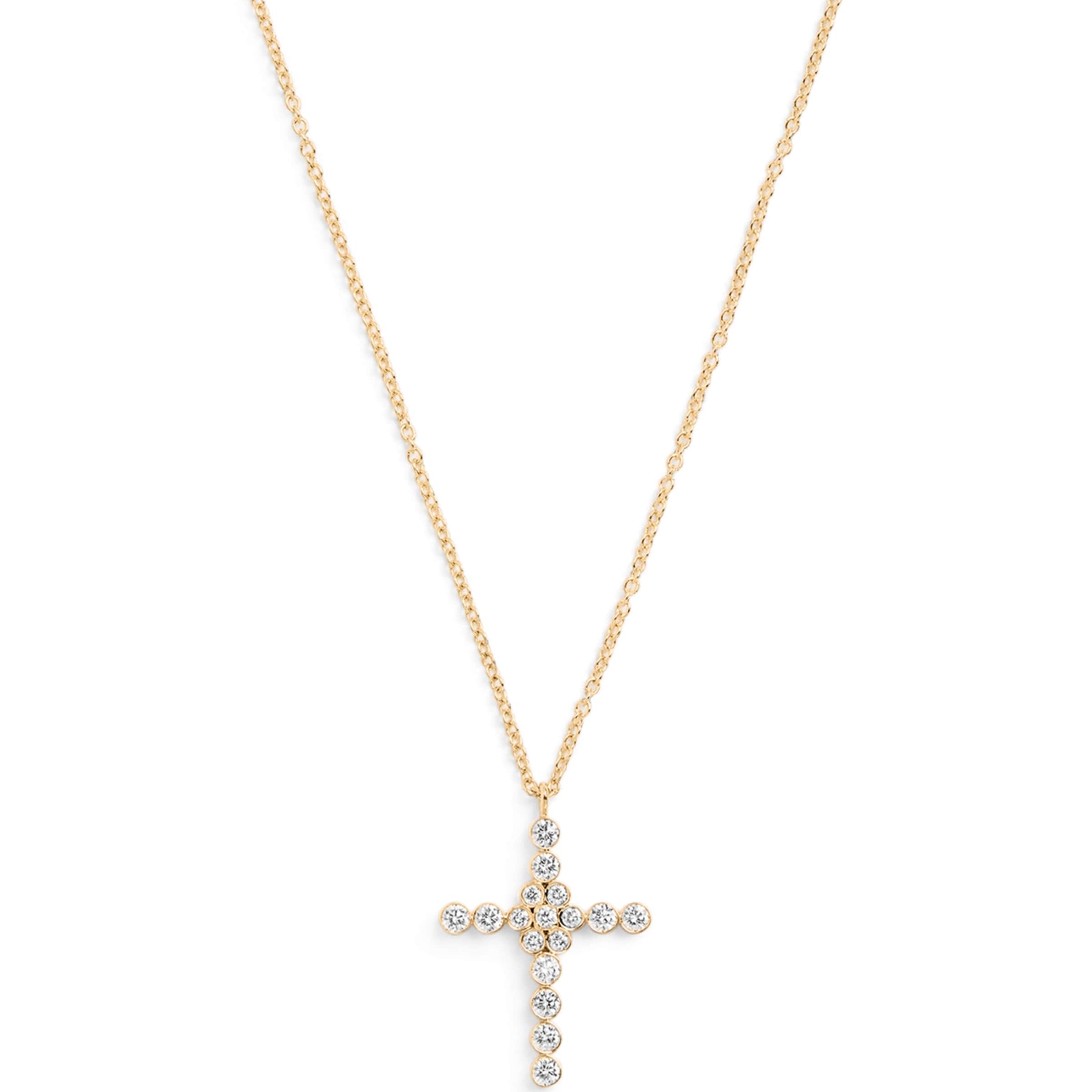Yellow Gold and Diamond Fleur de Belle Necklace