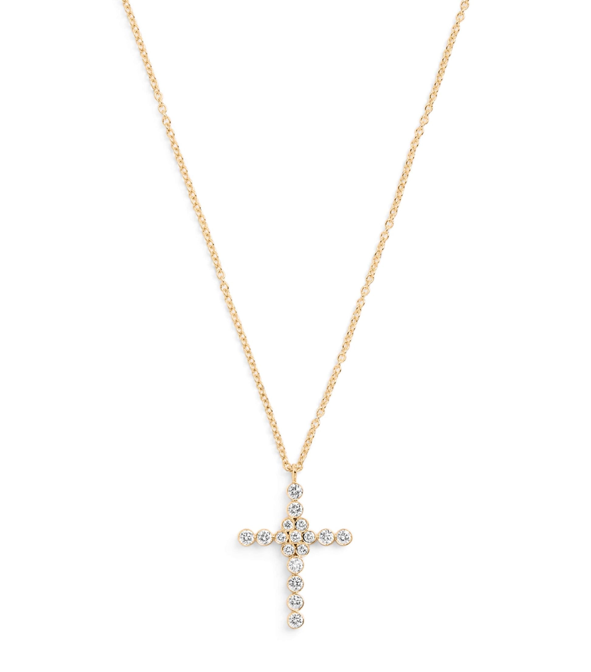 Yellow Gold and Diamond Fleur de Belle Necklace
