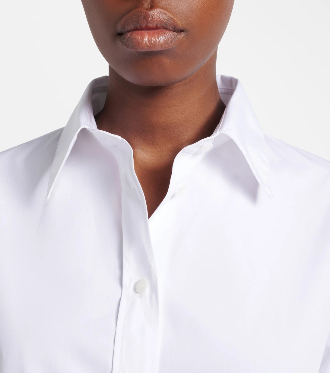 Balenciaga - Cotton poplin shirt dress