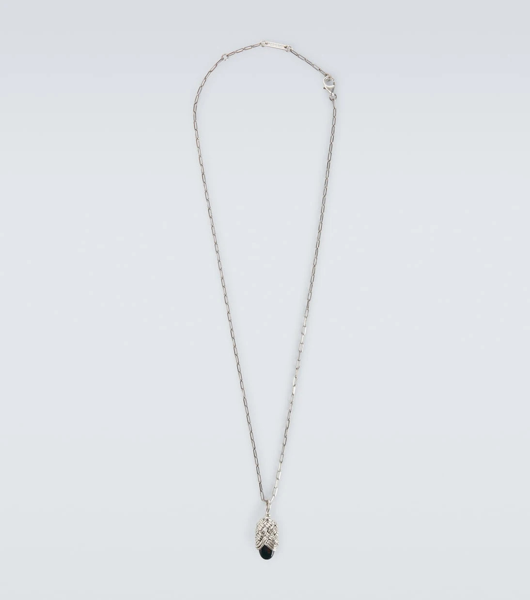 Bottega Veneta - Sterling silver pendant necklace