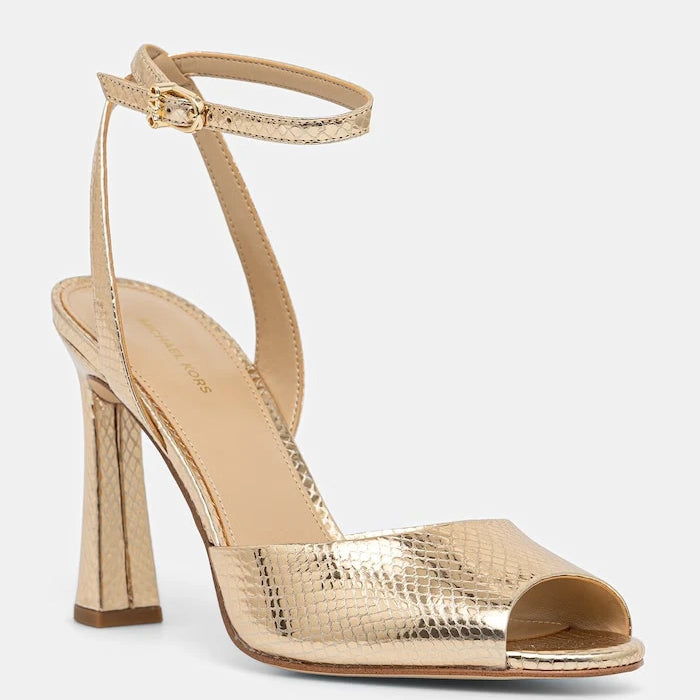 MICHAEL Michael Kors Rosie High Sandal Topuklu Deri Sandalet