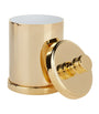 Cylinder Gold-Plated Cotton Bud Jar