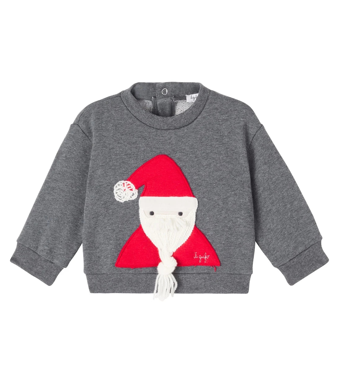 Il Gufo - Baby embroidered cotton sweatshirt