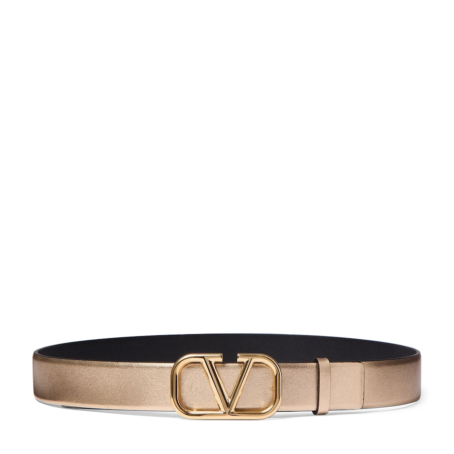 Valentino Garavani Multi Leather Reversible VLogo Signature Belt