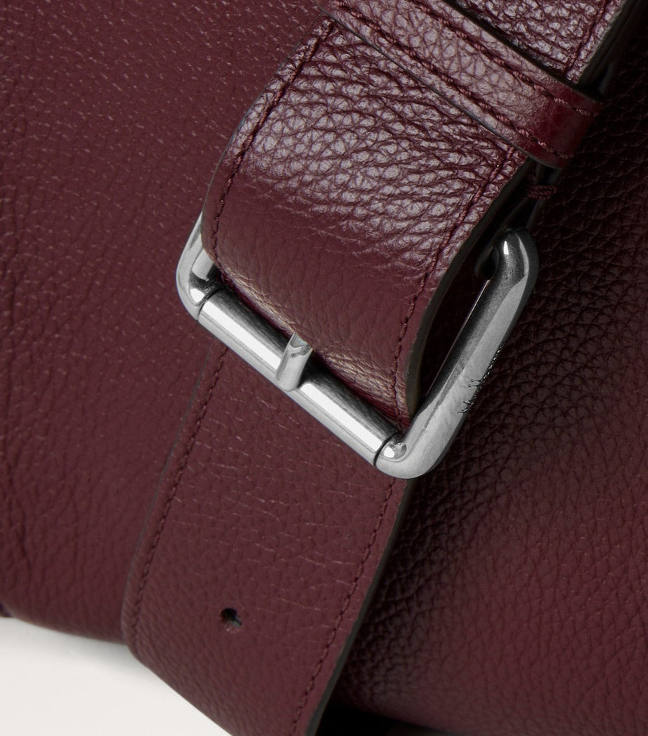 Mulberry Burgundy Leather Antony Messenger Bag