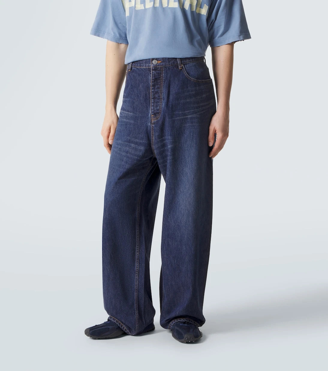 Balenciaga - Mid-rise wide-leg jeans